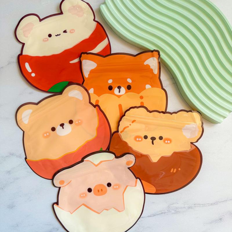 زیپ کیپ طرح حیوانات تپل