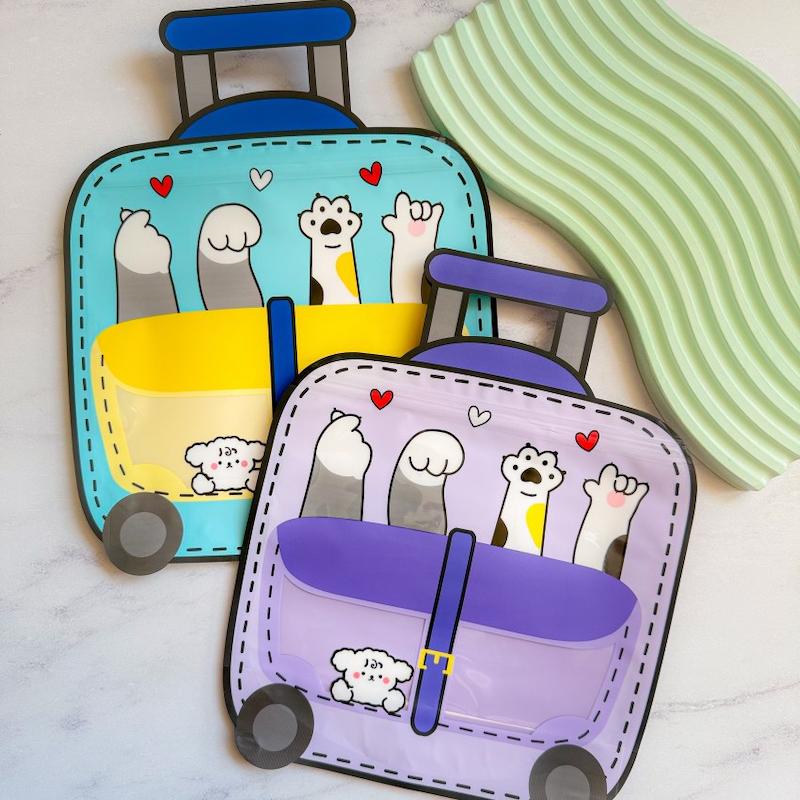 زیپ کیپ طرح چمدان