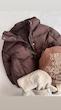 کاپشن کره ای قهوه ای