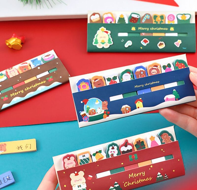 استیکی نوت ایندکس برند Hangsu مدل Cute Chrismas Bear