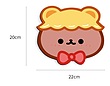 موس پد فانتزی Girl & Bear