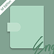 کلاسور چرمی کیوتی Green Binder (20 حلقه)