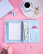 کلاسور چرمی کیوتی Blue Binder (20 حلقه)