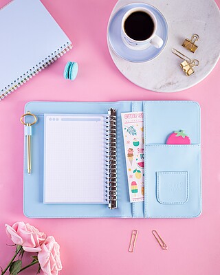 کلاسور چرمی کیوتی Blue Binder (20 حلقه)