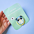پاپ سوکت سیلیکونی طرح Panda Dounut