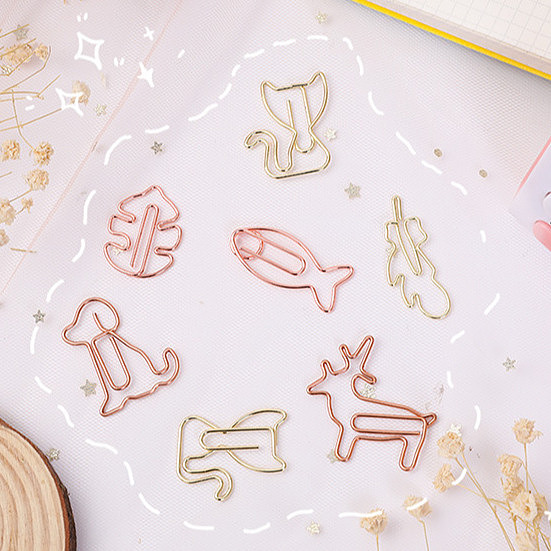 گیره کاغذ فانتزی مدل Paper Clips برند Novelty