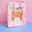 بگ هدیه شفاف Pink Bear سری Enjoy This Spring