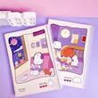 دفتر مجلد 100 برگ فانتزی Pitico مدل Amazing کد 385