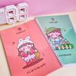 دفتر مجلد 80 برگ فانتزی Pitico مدل Kawaii Characters کد 364