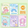 دفتر فانتزی Animals in the World برند Moka