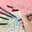 ست روان نویس رنگی نوک نمدی Fineliner