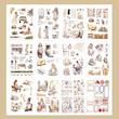 دفتر استیکر Vintage Girl Vibe مدل WX-TP