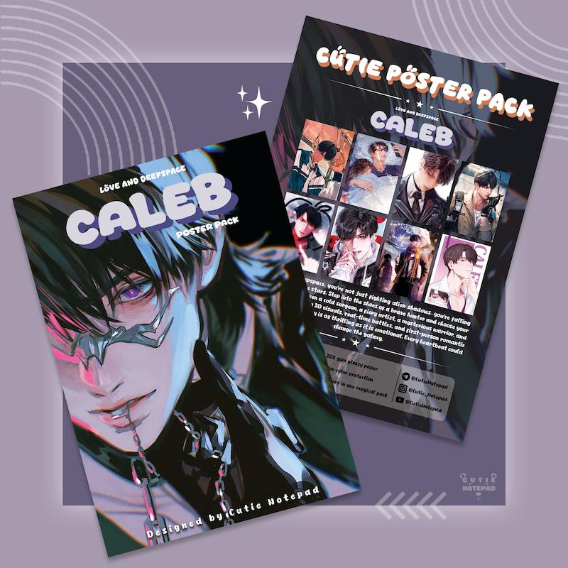 پک پوستر Caleb از بازی Deepspace and Love