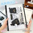 پوشه شفاف A4 زیپ دار Black Cat برند Yilan
