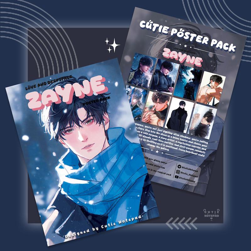 پک پوستر Zayne از بازی Deepspace and Love