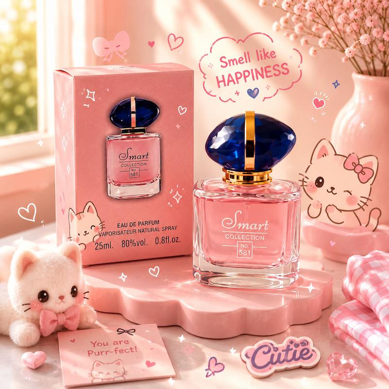 مینی ادکلن My Way 25ml برند Smart Collection کد 581 / مای وی اسمارت کالکشن