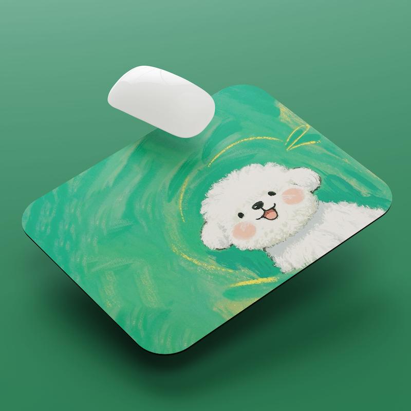 موس پد فانتزی Poodle in Grass کد MP022