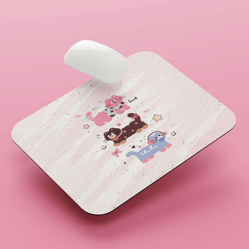 موس پد فانتزی Three Cats کد MP031