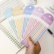 هایلایتر نواری بلند Sticky Note مدل Macaron برند Yiwu