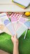 هایلایتر نواری بلند Sticky Note مدل Macaron برند Yiwu