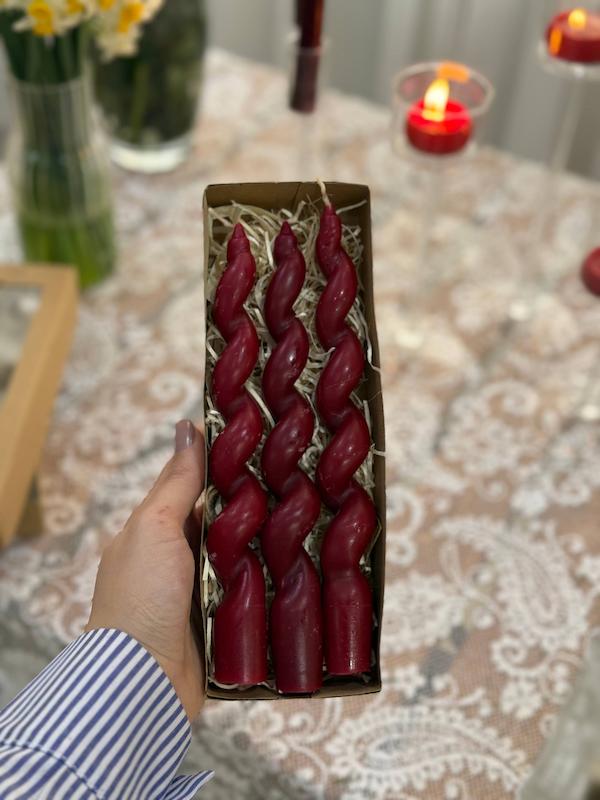 ست سه عددی جا شمعی (هفت سین پیرکس)کد 239A