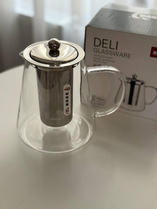 قوری پیرکس صافی استیل دلی کد 255A