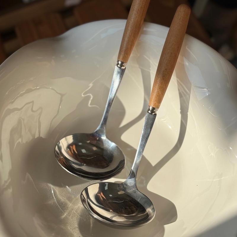 ملاقه دسته‌ چوبی کد ‌272A