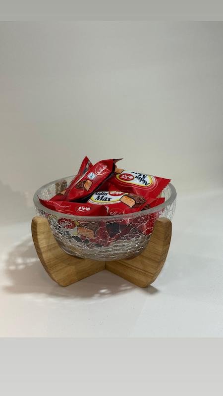 پیاله پایه چوبی ابگز Betony کد‌287A