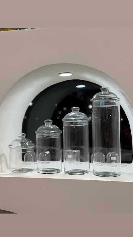  ست چهارعددی بانکه شیشه‌ای میخک کد 175A