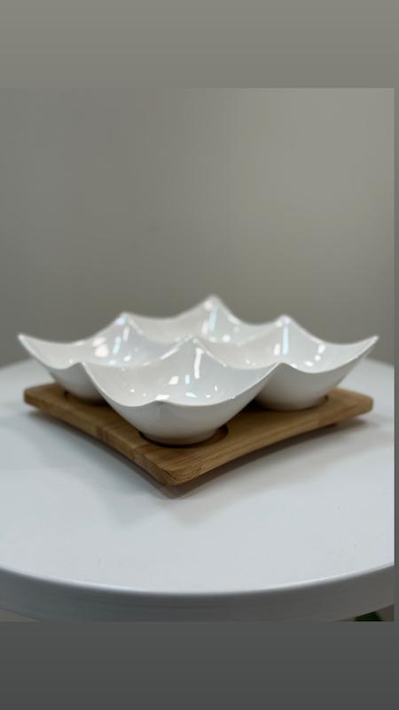 مزه خوری چهارتایی مربع VENTI کد‌334A