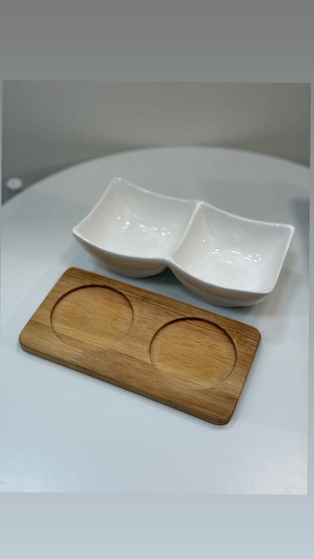 مزه‌خوری زیره چوبی مربع VENTI کد 331A