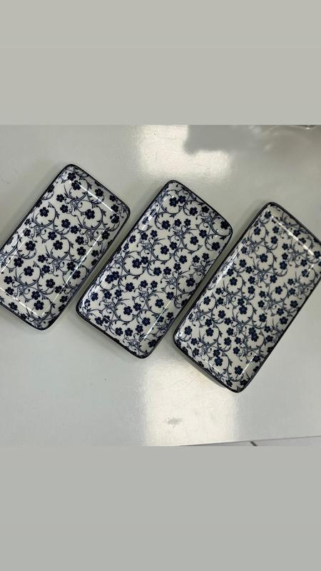 رولت خوری دنی هوم طرح گل آبی کد 381A