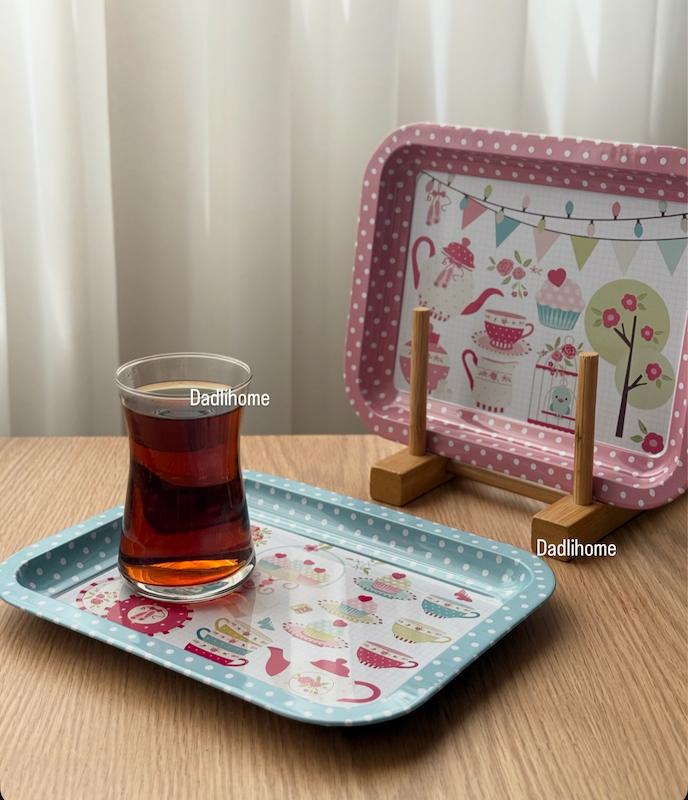 سینی فلزی فانتزی مستطیل کد 467A