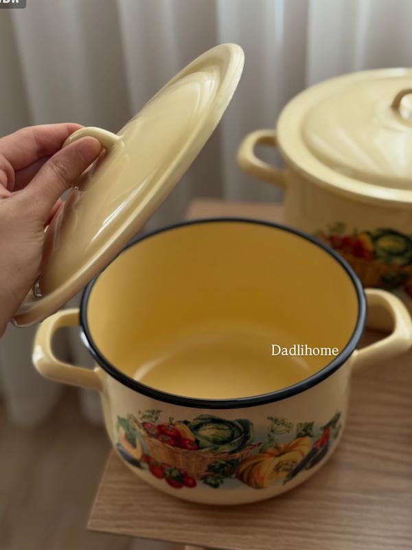 ست سه عددی قابلمه لعابی روس کدو یونی سان کد 483A