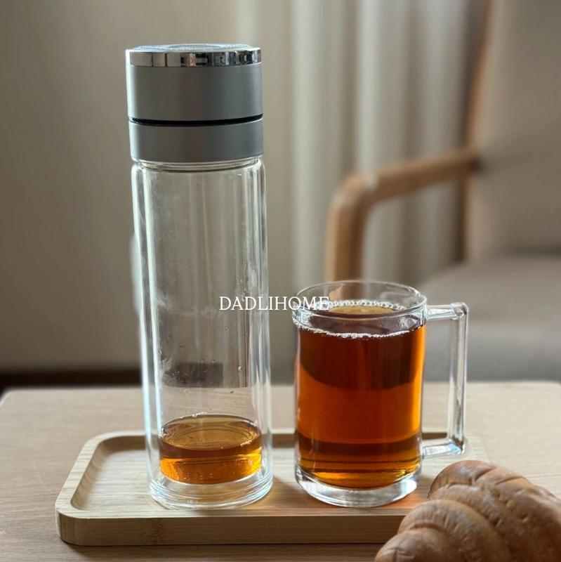  دمنوش ساز دوجداره پیرکس درب فشاری کد645A