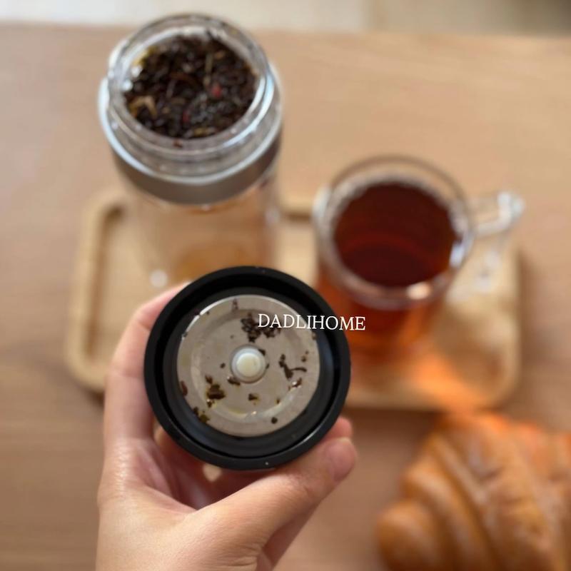  دمنوش ساز دوجداره پیرکس درب فشاری کد645A