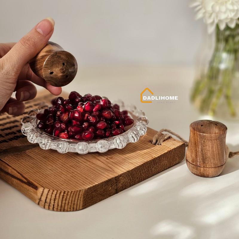 نمکدون چوبی گردو کد 88A