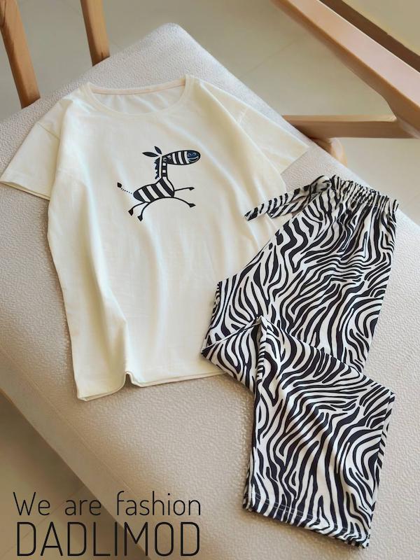   ست تیشرت و شلوار عروسکی کد محصول 241