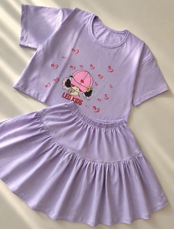 ست کراپ و دامن Leo kids کد محصول L694