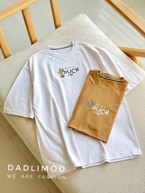 تیشرت لانگ don't touch me  کاکتوس کدمحصول L203