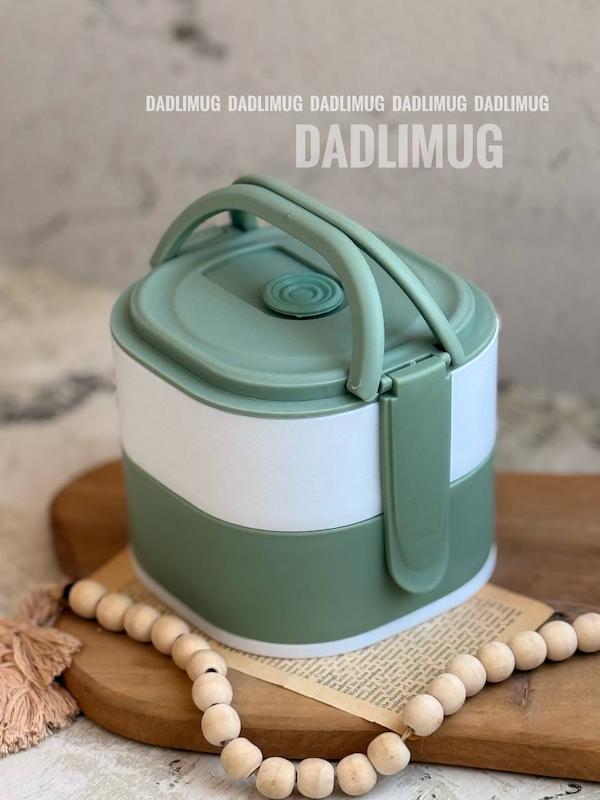 ظرف غذای دو طبقه گرد کد 965B