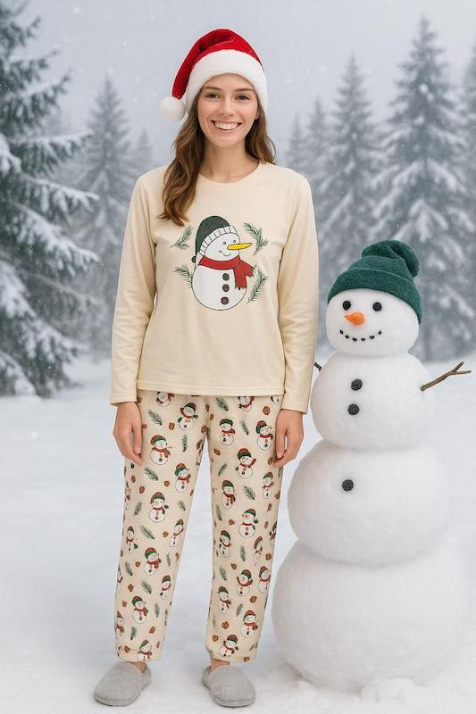 ست بلوز شلوار کریسمسی کد محصول L297