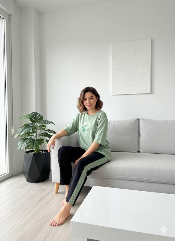 ست تيشرت و شلوار کد محصول L329