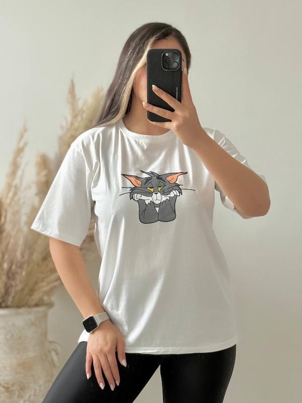  تیشرت قواره دار باکسی تام  کد محصول L347