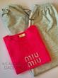 ست تيشرت و شلوار پنبه ملانژ miu miu کد محصول L341