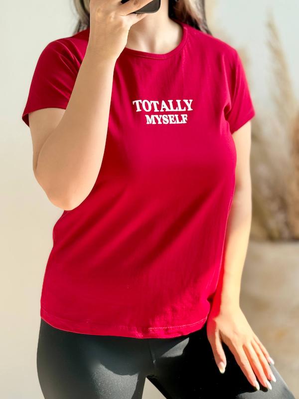 تیشرت totally myselfکد محصولL357