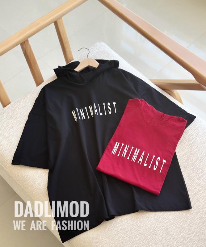 تیشرت لانگ کلاهدار  MINIMALIST کد محصول L576