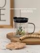 ماگ‌پیرکس دوحالته طرح گل کد محصول 219c