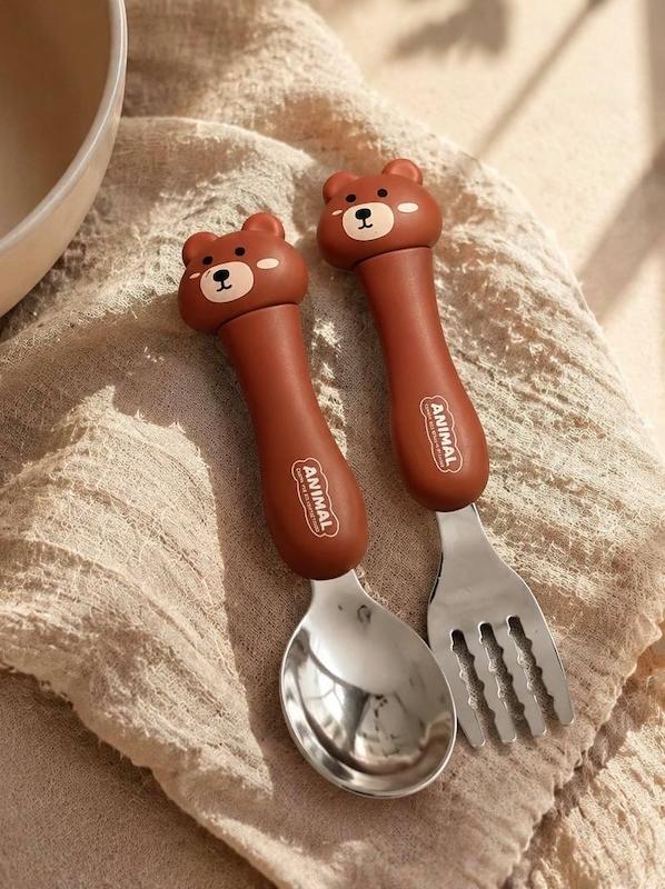 قاشق چنگال فانتزی کودکانهAnimal کد452A
