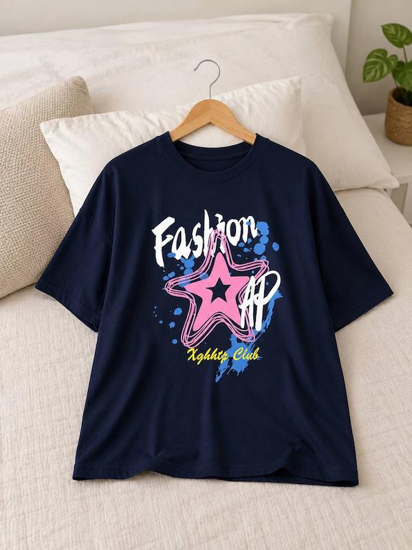 تیشرت سوپر باکسی Fashion کد محصولL615